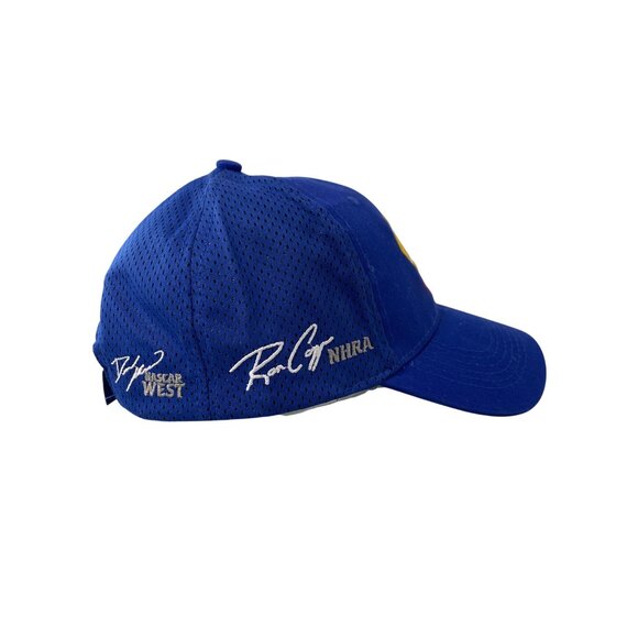 Napa Racing Adjustable Hat One Size Mesh Team Nascar Cup Blue White Athleisure - Picture 3 of 9